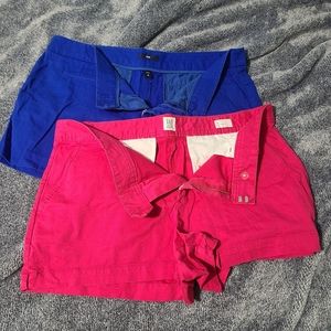 Gap Shorts Bundle Size 14 Blue & Pink